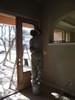 b. Staining the front door (201) (384x512, 63.9 kilobytes)