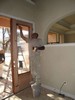 b. Staining the front door (202) (384x512, 64.0 kilobytes)