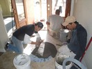 c. Setting the medallion (308) (683x512, 121.5 kilobytes)