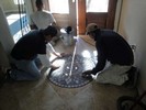 c. Setting the medallion (314) (683x512, 110.5 kilobytes)