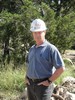 b. Jim in his new hard hat (384x512, 130.1 kilobytes)