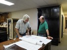 c. Discussing cabinets with Rick (101) (683x512, 116.9 kilobytes)
