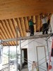 e. The patio roof is taking shape (104) (384x512, 96.0 kilobytes)