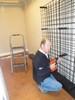k. The racks  go up in the wine room (102) (384x512, 82.8 kilobytes)